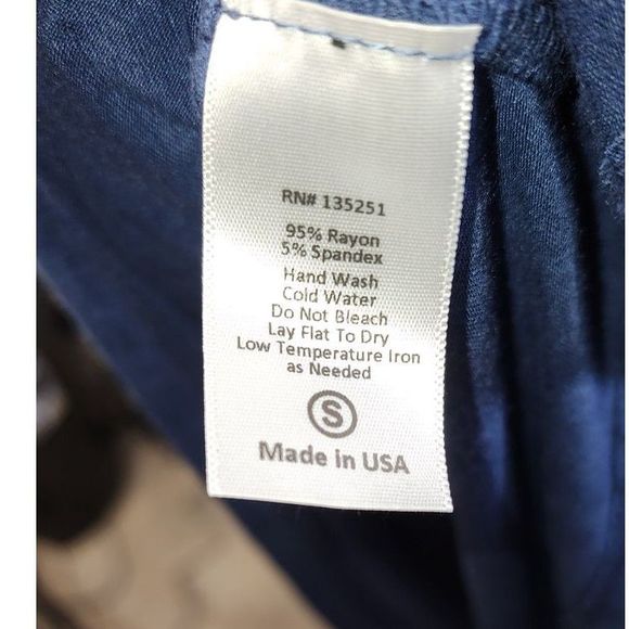 Fraiche by J V-neck Striped Maxi Jersey Dress Size S - Picture 3 of 6